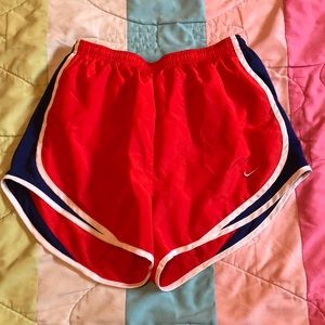 Red Nike Running Shorts
